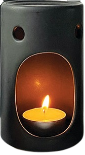 Black Ceramic Burner - Oil Burner - Charisma